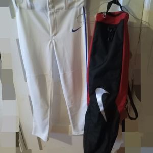 Boys Dri-Fit Nike Ball Pants and Nike Bat Bag